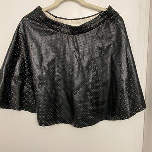 Black Leather Skirt